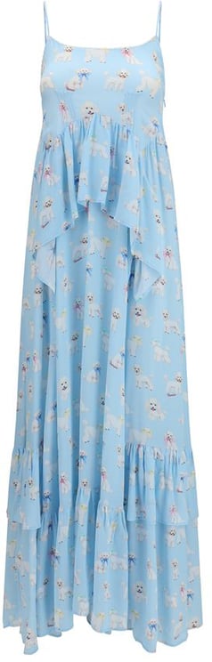 Fiorucci Fiorucci Blue Viscose Long Dress