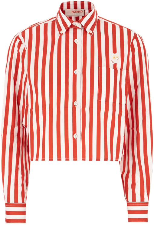 Fiorucci Fiorucci Printed poplin shirt