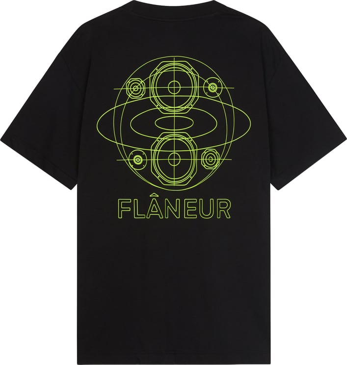 FLÂNEUR Speaker T-Shirt | Black