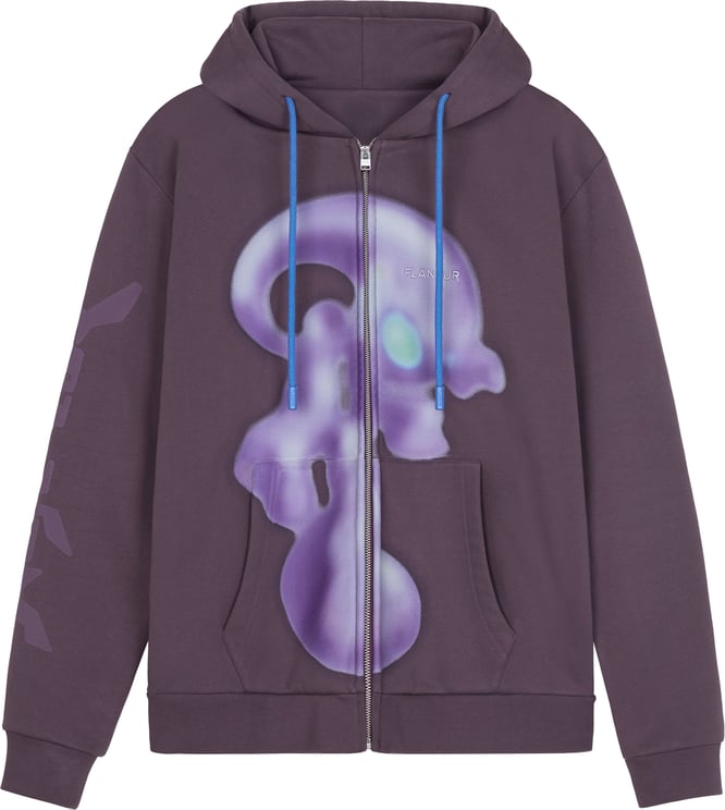 FLÂNEUR Alien Zip-Up | Purple