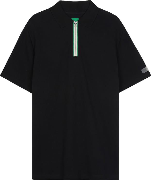 FLÂNEUR Zip Polo | Black