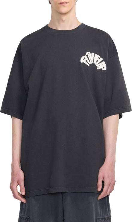 FLÂNEUR Sounds Good T-Shirt | Washed Black