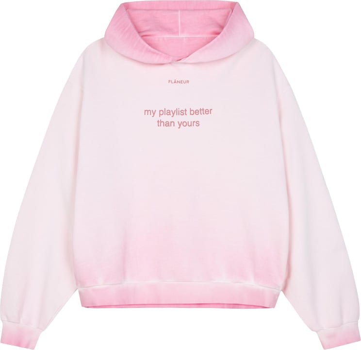 FLÂNEUR Playlist Hoodie | Washed Pink