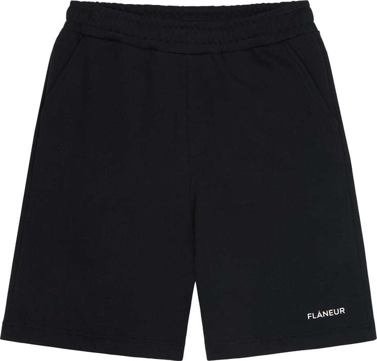 FLÂNEUR Logo Shorts | Black