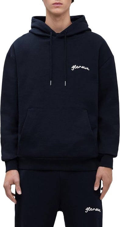 FLÂNEUR Signature Hoodie | Navy