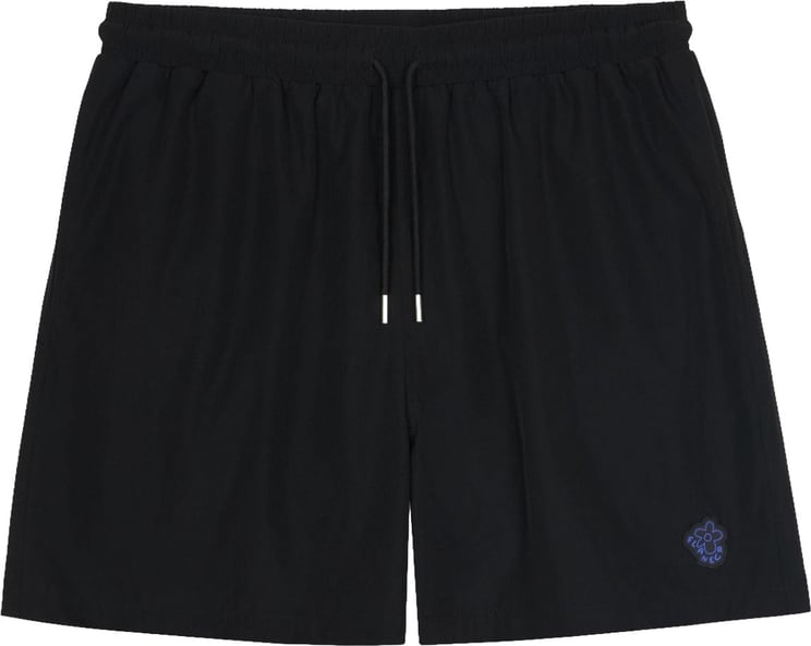 FLÂNEUR Rubber Blossom Swim Shorts | Black