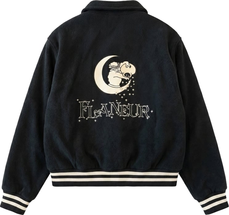 FLÂNEUR Moon Teddy Jacket  | Black