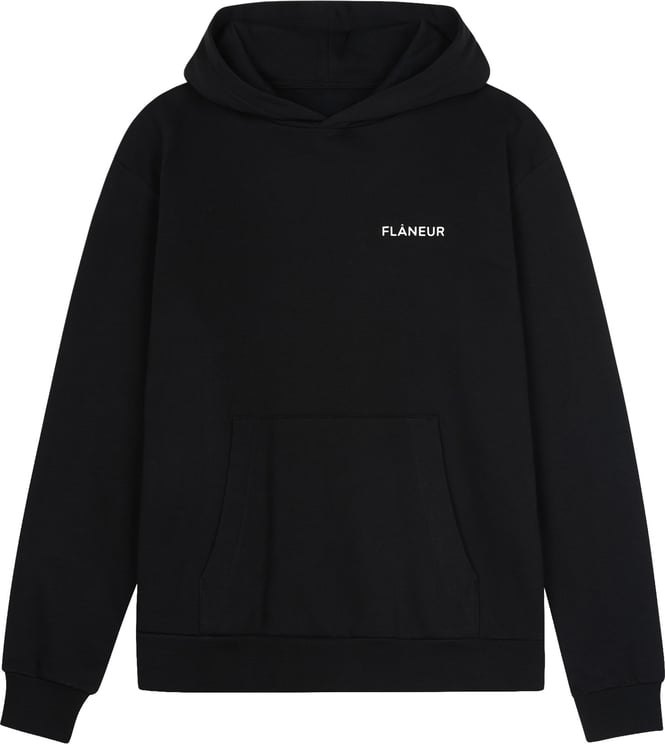 FLÂNEUR Logo Hoodie | Black
