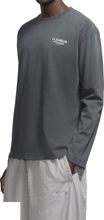 FLÂNEUR Sound & Design Studio Member Long Sleeve | Washed Black