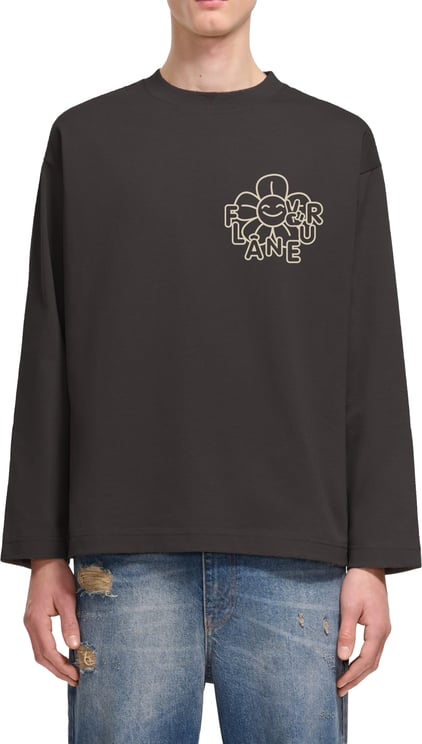 FLÂNEUR Happy Flower Long Sleeve | Brown