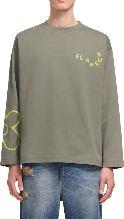 FLÂNEUR Blossom Long Sleeve | Khaki