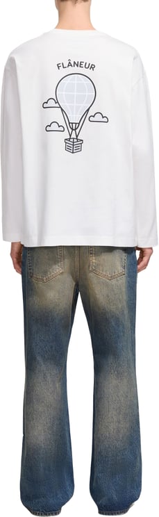 FLÂNEUR Balloon Long Sleeve | White