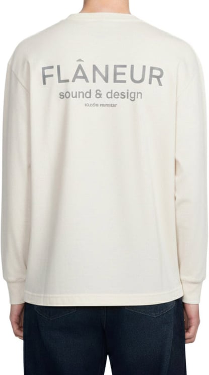 FLÂNEUR Sound & Design Studio Member Long Sleeve | White