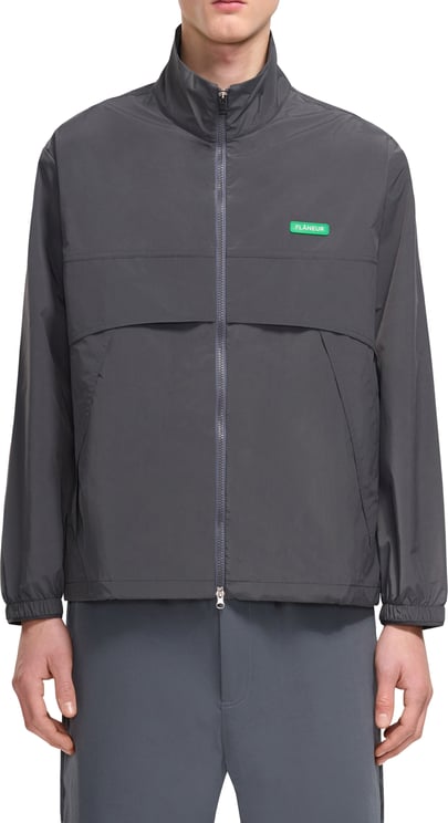 FLÂNEUR Badge Track Jacket | Dark Grey
