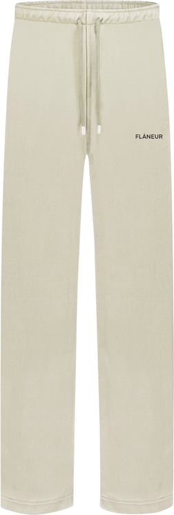 FLÂNEUR Logo Sweatpants | Beige
