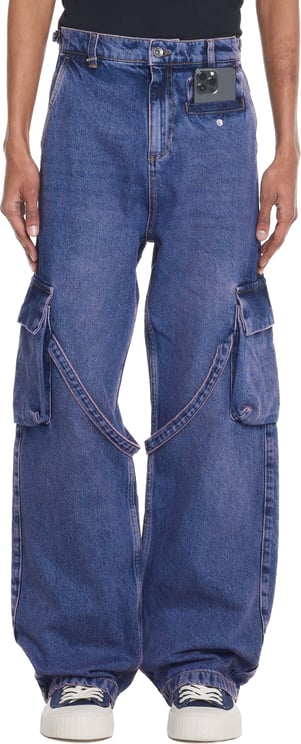 FLÂNEUR Phone Pocket Cargo Pants | Violet Wash