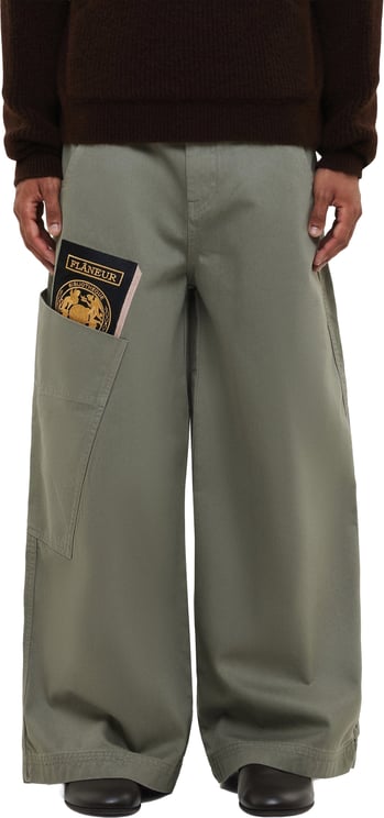 FLÂNEUR Book Cargo Jeans | Sage