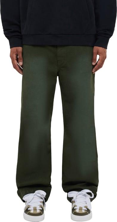 FLÂNEUR Denim Worker Pants | Olive