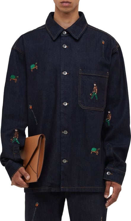 FLÂNEUR Relics Shirt | Raw Denim