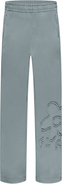 FLÂNEUR Blossom Patches Sweatpants | Steel Green