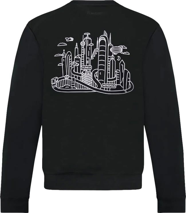 FLÂNEUR Metropolis Sweater | Black
