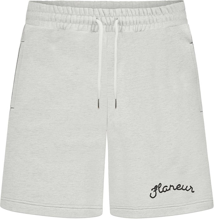 FLÂNEUR Signature Shorts | Heather Grey