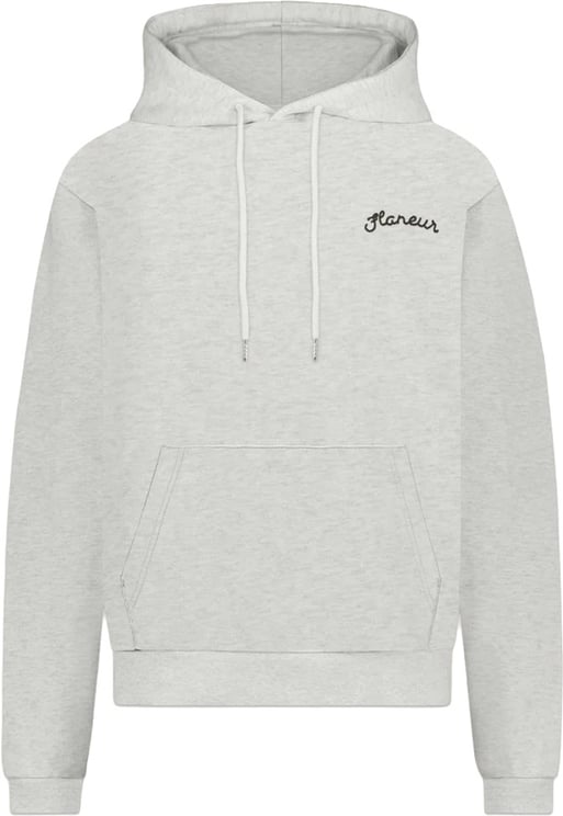 FLÂNEUR Signature Hoodie | Heather Cool Grey