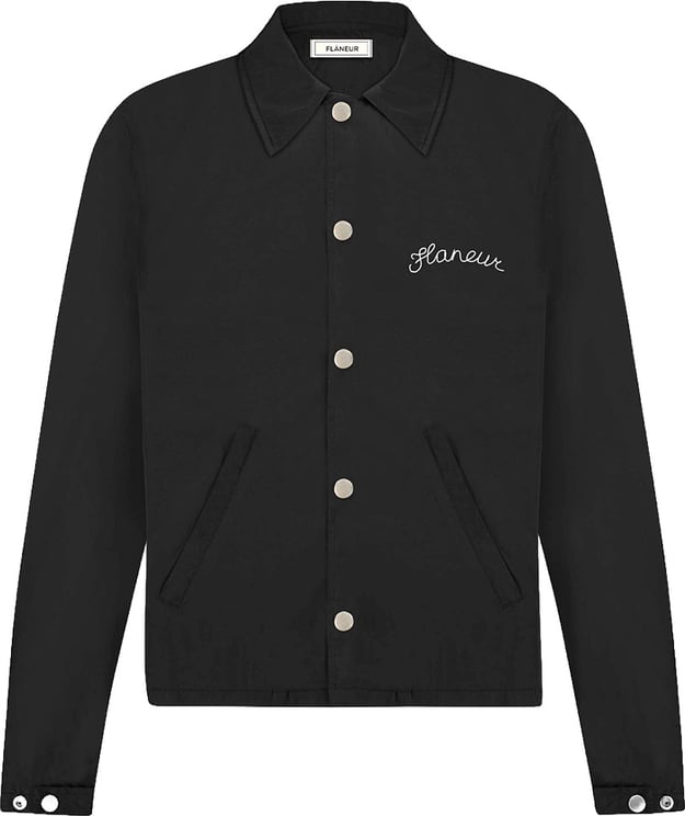 FLÂNEUR Signature Coach Jacket | Black
