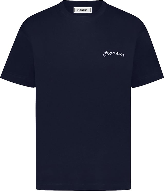 FLÂNEUR Signature T-Shirt | Navy