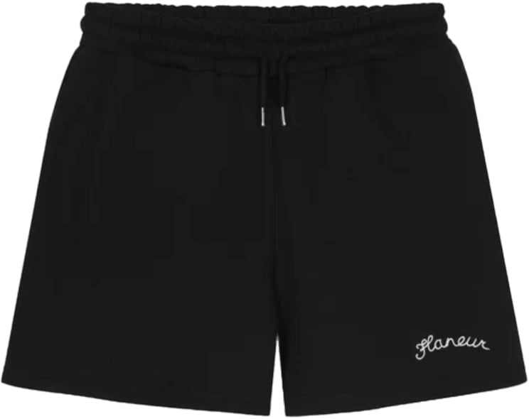 FLÂNEUR Signature Shorts ZWART