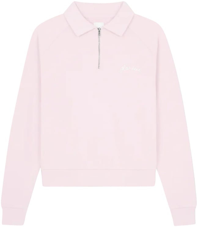 FLÂNEUR Signature Raglan Half Zip ROZE