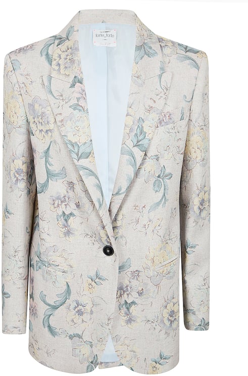 Forte Forte FORTE FORTE "peonia my love" vi/li hopsack jacket