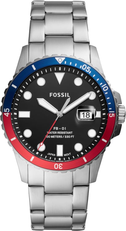 Fossil Fossil Dive - Horloge - Zilver