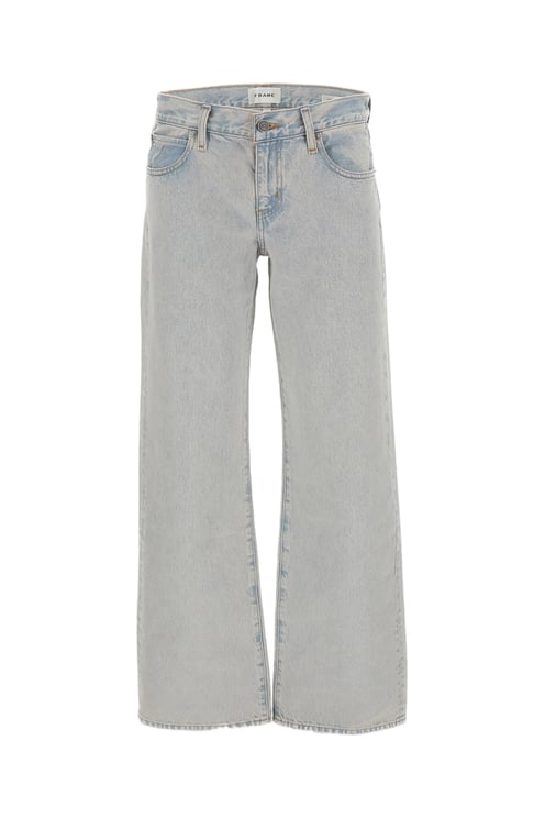 Frame Straight-Leg Denim Jeans with Vintage Faded Finish