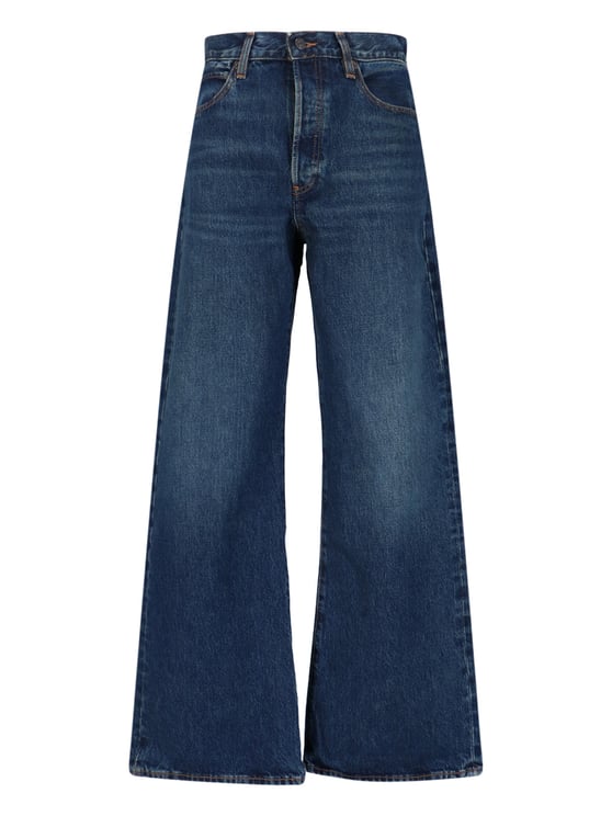 Frame Wide Jeans – Blue