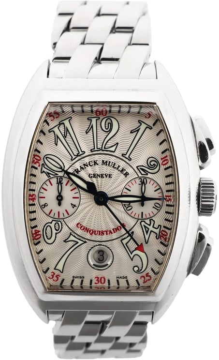 Franck Muller Franck Muller Conquistador 8002CC 1138 SS AT Watch with Beige Dial