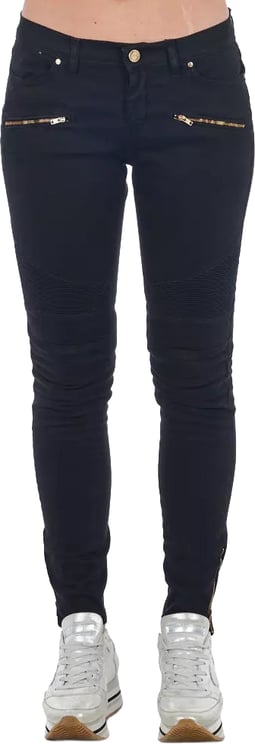 Frankie Morello Frankie Morello Black Cotton Women Jeans