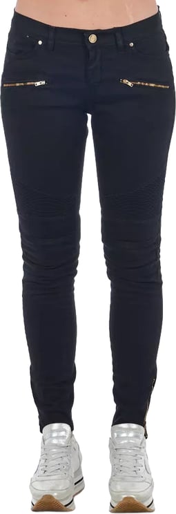 Frankie Morello Frankie Morello Black Cotton Women Jeans