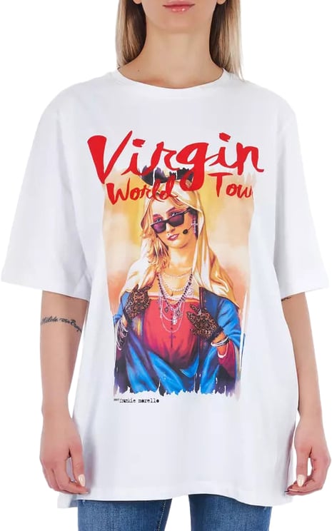 Frankie Morello Frankie Morello White Cotton Women T-Shirt
