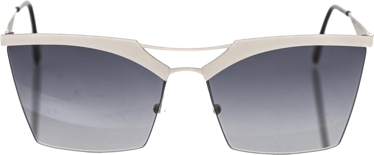 Frankie Morello Frankie Morello Silver Metallic Women's Sunglass