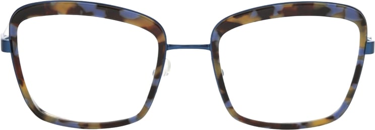 Frankie Morello Frankie Morello Blue Metallic Women's Eyeglass Frame