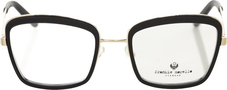 Frankie Morello Frankie Morello Black Metallic Women's Eyeglass Frame