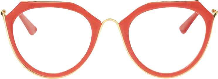Frankie Morello Frankie Morello Red Acetate Women's Frame