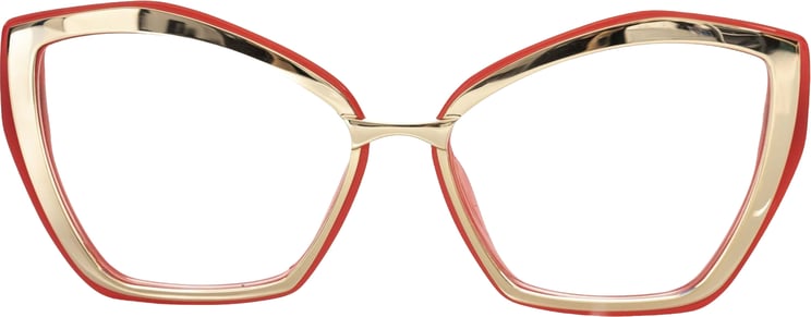 Frankie Morello Frankie Morello Red Acetate Women's Frame