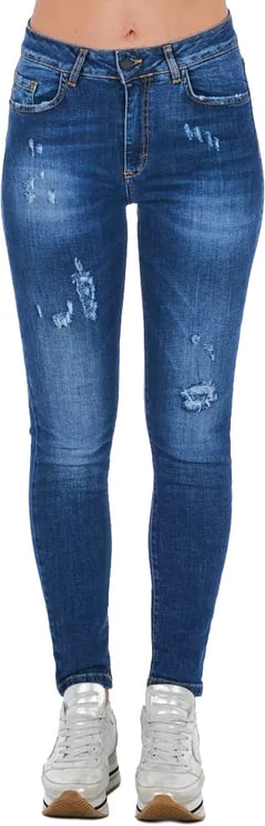 Frankie Morello Frankie Morello Blue Other Fibres Women Jeans