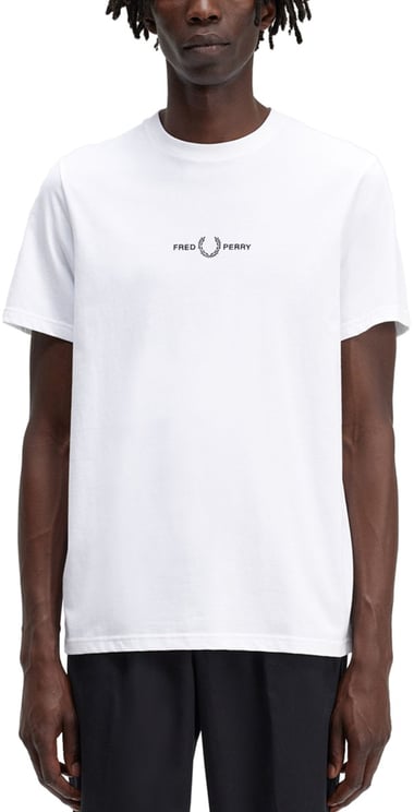Fred Perry T-SHIRT WITH LOGO EMBROIDERY