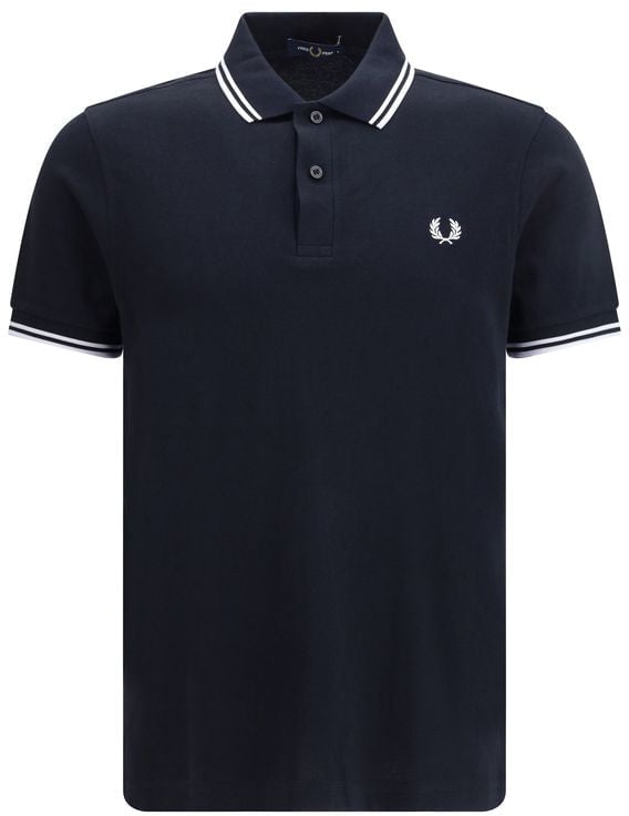 Fred Perry Fred Perry Blue Cotton Polo Shirt