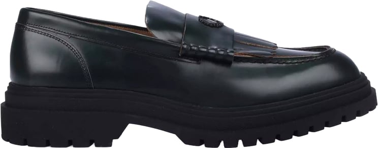 Fred Perry Logo Fringed Penny Loafers