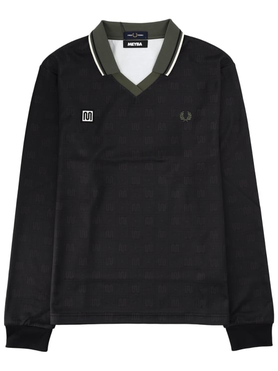 Fred Perry Meyba V-Neck Tonal Polo Shirt