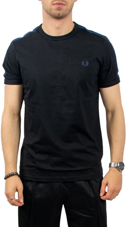 Fred Perry Fred Perry Mesh Taped Ringer T-Shirt